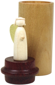 Uwe Uhlig Engel für Unterwegs  (Uwe Uhlig 3.500.0.9) Uwe Uhlig: Miniatur Engel in Dose (Holzart je nach Verfügbarkeit)